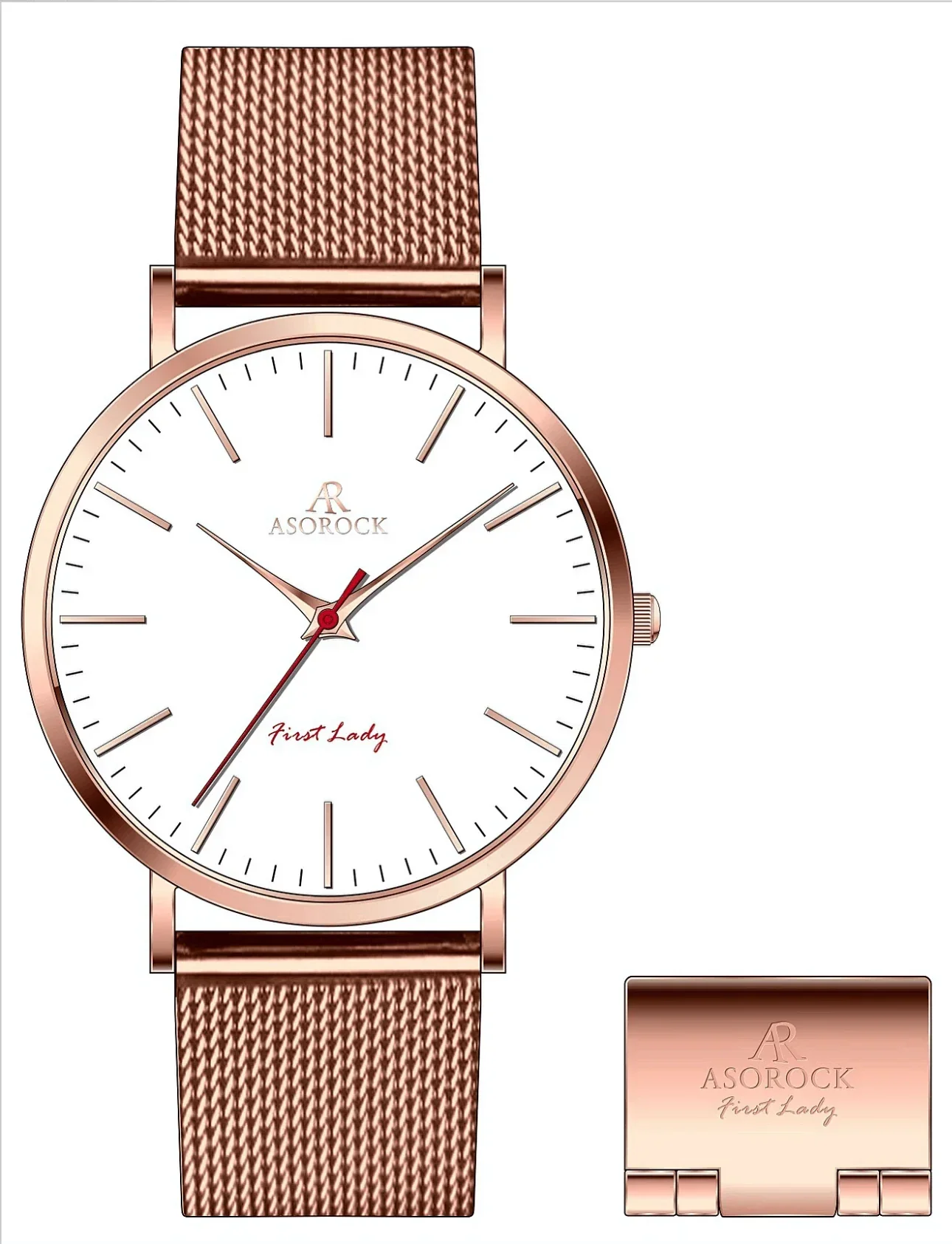 RoseGold/White FirstLady - Image 5