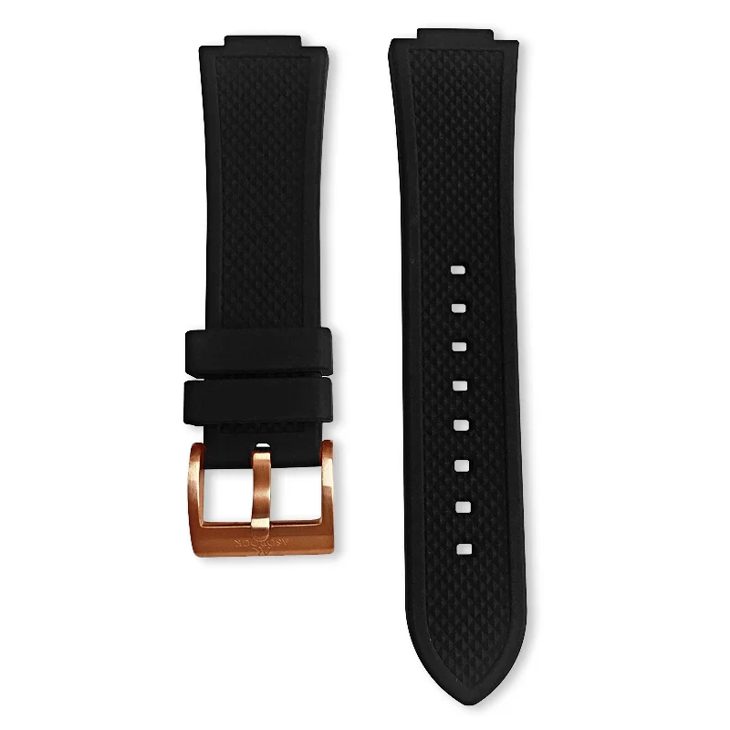 Transporter All Black Rubber strap (select clasp) - Image 3