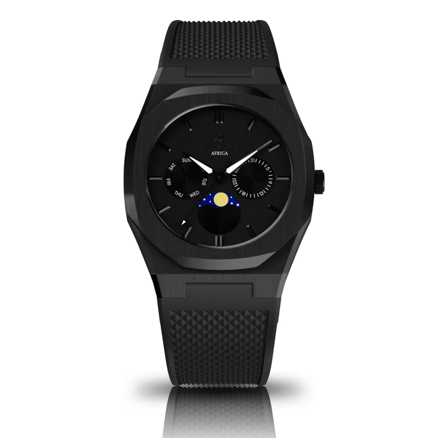Transporter All Black Rubber strap (select clasp) - Image 7