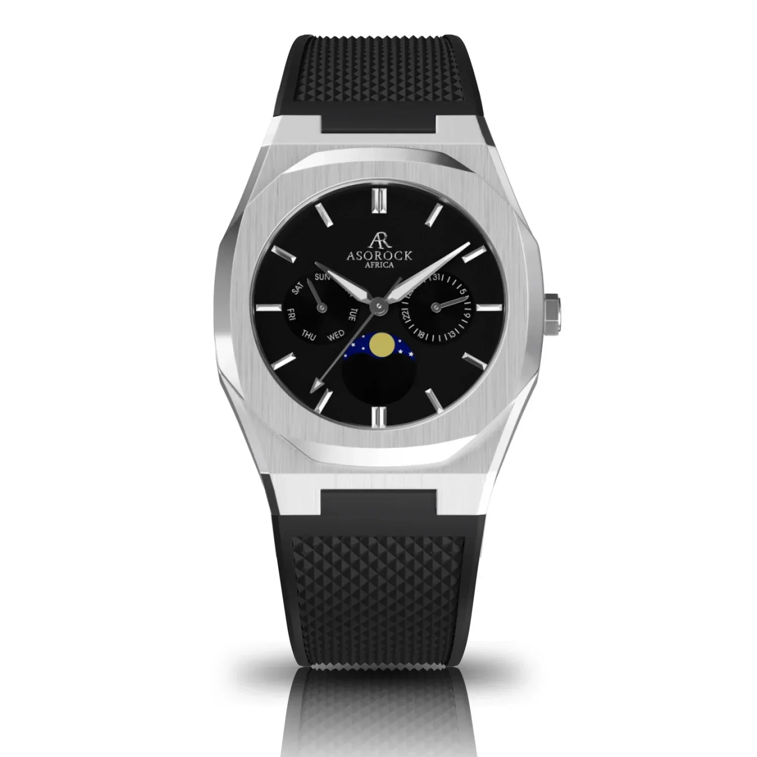 Transporter All Black Rubber strap (select clasp) - Image 8